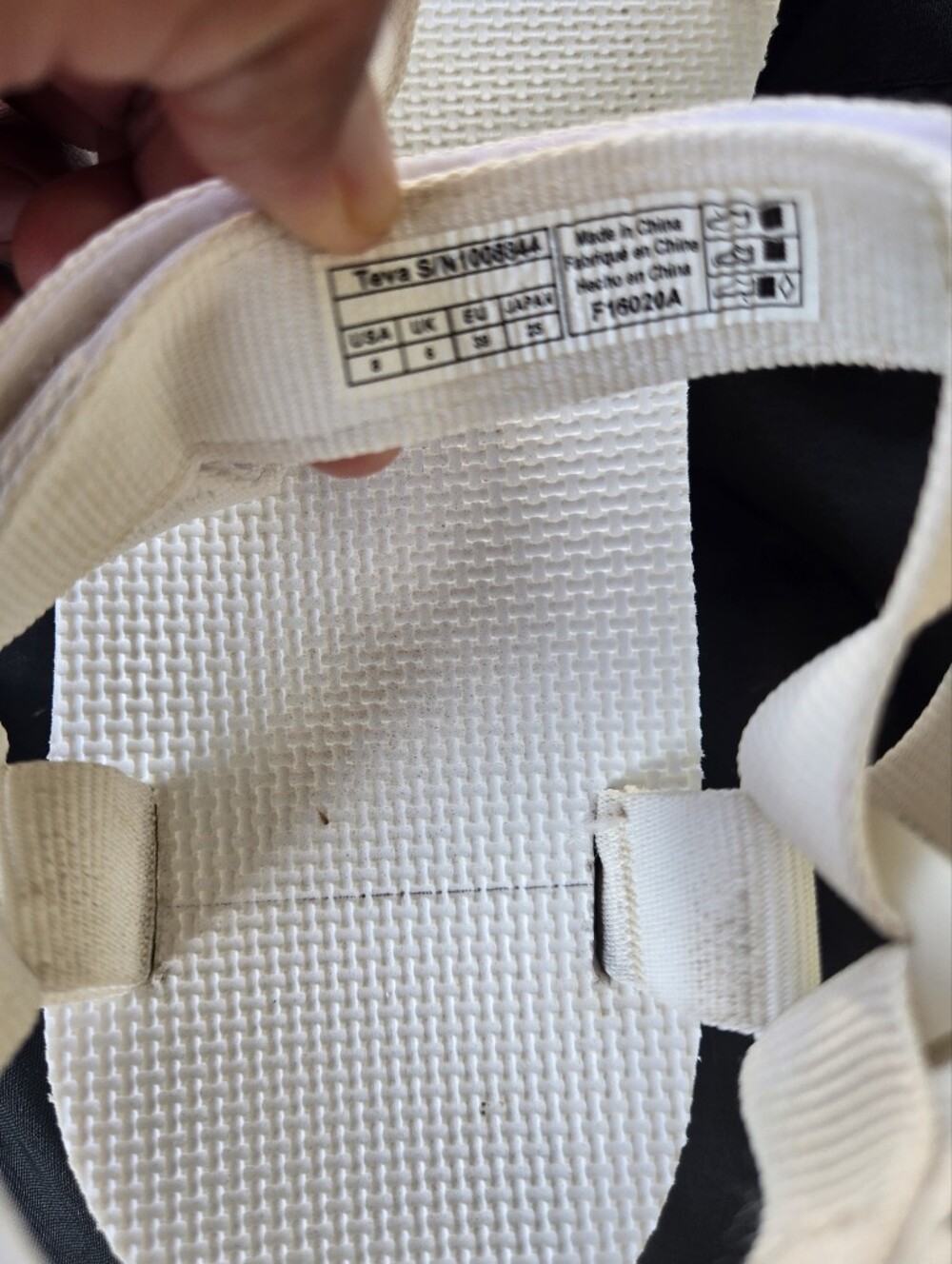Teva Off-White Platform Strap Sandals - Picture 4 of 8